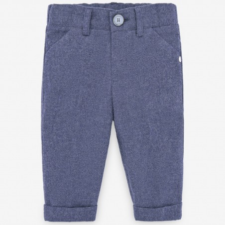 Pantalón largo para bebé azul FAUNIA PAZ Rodríguez