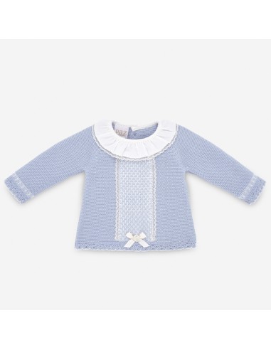 Jubón bebé con cuello babero "Murmullo" PAZ Rodríguez